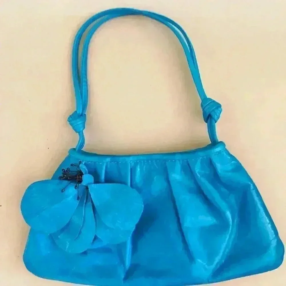 Violette Nozieres Blue Wristlet Bag NEW